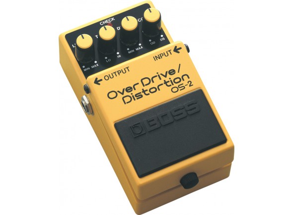 BOSS OS-2 OverDrive e Distorção Pedal Compacto para Guitarra Eléctrica